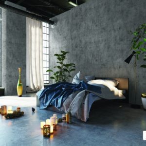 GIẤY DÁN TƯỜNG GIẢ  BÊ TÔNG 04