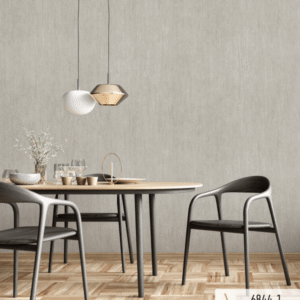 Giấy Dán Tường Màu Xám Ấm Hiệu Ứng Thô Mộc 6844-1