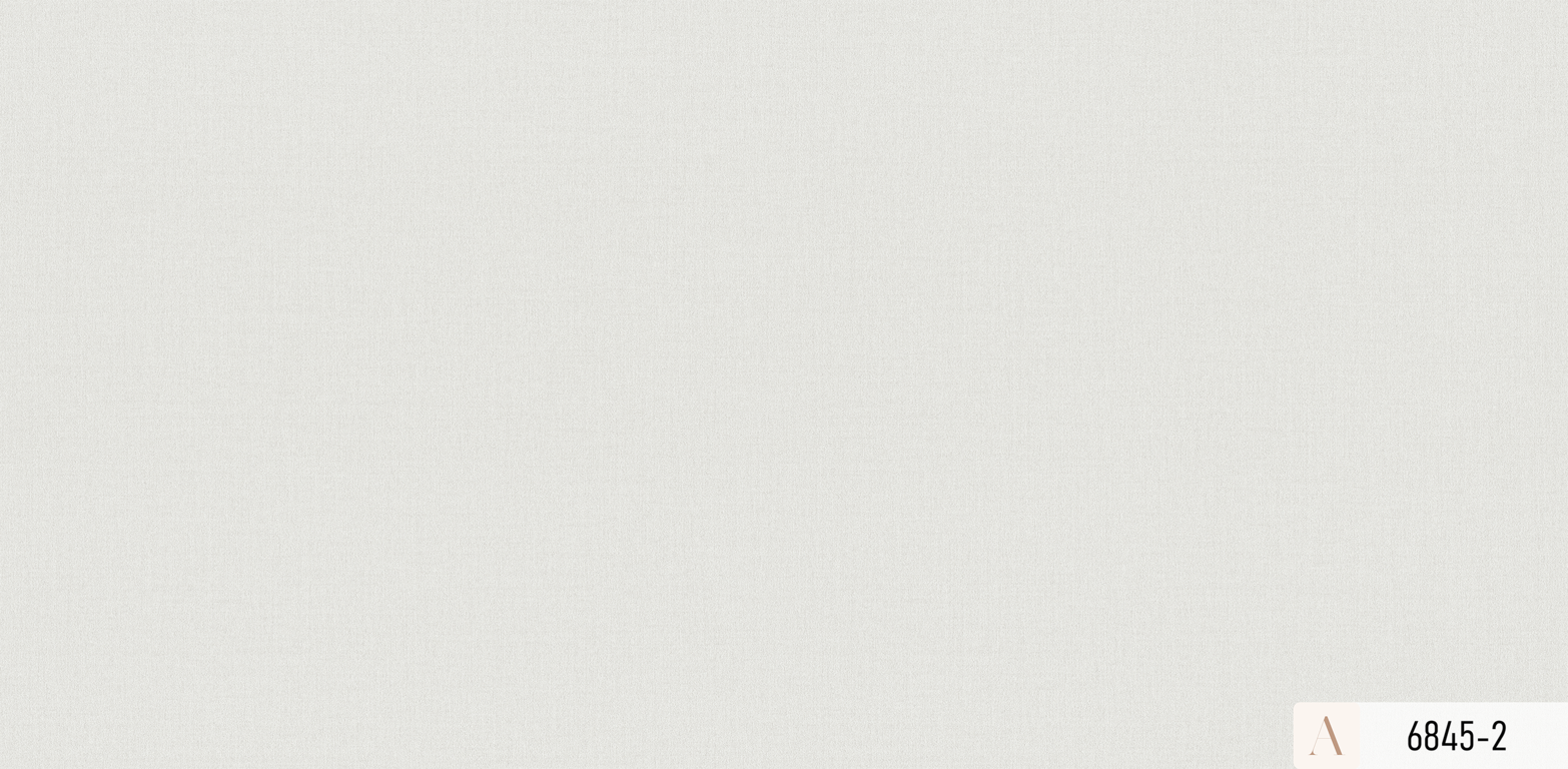 Cận cảnh bề mặt giấy dán tường 6845-2 màu trắng xám